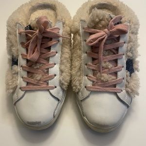 Golden Goose Fur sleep on shoes